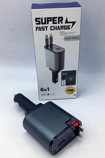 AutoNook 4 in 1 Retractable Charger