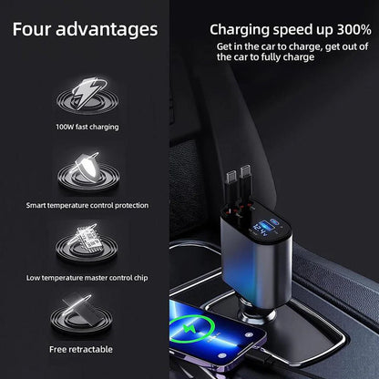 AutoNook 4 in 1 Retractable Charger